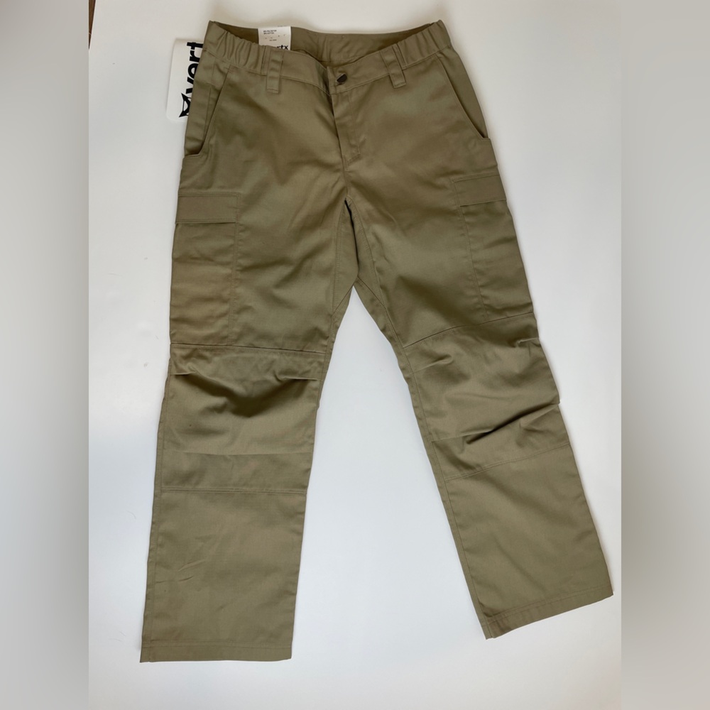 VERTX Tactical Cargo Khaki Pants Standard Lightweight Athletic Size 08-30 Mens